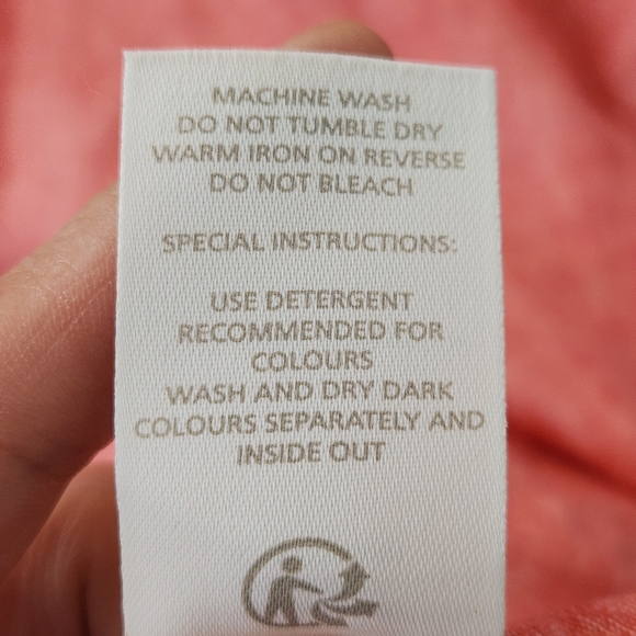 Boden 100% Linen 3/4 Sleeve Salmon Womens 14R - Picture 6 of 11